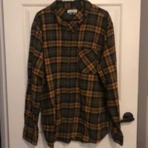 Men’s long sleeve Magellan flannel button down
